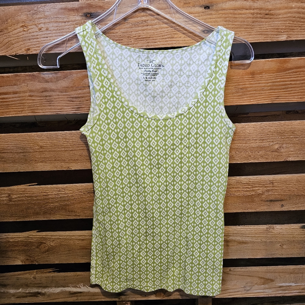 Green Patterned Shirt